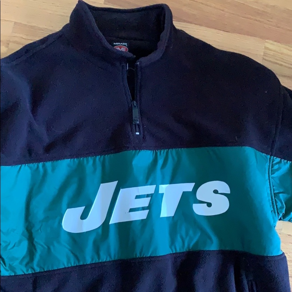 jets pull over zip jacket - Picture 2 of 5